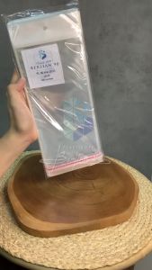 Plastik Display 10x20 Cm 30 mic isi 100 lembar / Plastik Perlize / Plastik Opp Gantung/Poster/ Brosur/Masker/Penggaris/Accesoris/Plastik Kaos Kaki