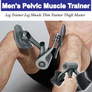 Mans Leg Trainer Leg Muscle Thin Trainer Pelvic Bottom Muscle Training Strengthening Leg Arm Exerciser Kegel Trainer Thigh Master