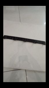 [ VIENA ] Kapstok Gantungan Baju Cantelan Baju Hanger 2 Cabang 5 Kait Stainless Steel Hitam 023