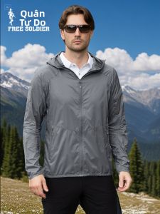 Free Soldier | Mens Summer Fishing UV Protective Shirt Large Size