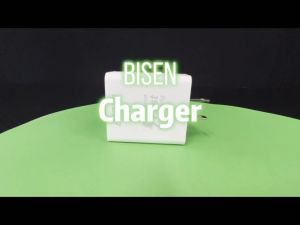 BISEN BC635 Universal Fast Charger Adapter 12W Quick Charge 3.0 Micro/Type-C/iPhone Compatibility Flame-Resistant White