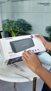 Loa di động Tronsmart Mega Pro công suất 60W chống nước IPX5 Bluetooth 5.0 pin 10400mAh USB AUX Micro SD