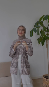 Ghanimi - Ruby Kutubaru / kutubaru modern / kutubaru simple / Kutu baru hijab / kutubaru panjang / kutubaru kekinian