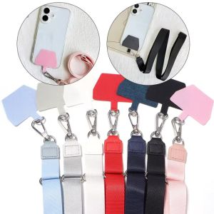 Universal Adjustable Phone Lanyard Detachable Neck Cord Lanyard Woven Straps Carabiner Compatible Pendant With Card