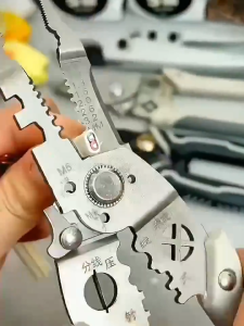 28 In 1 Stainless Steel Multi-function Wire Stripper Screws Wire Stripper Multi-Specification Electricians Pliers