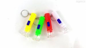 10/30Pcs Keychain Light LED Flashlights Mini Children Flashlight Kids Toy For Birthday Party Favors Random Color Keychain Torch