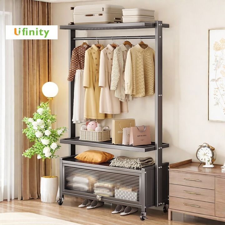 Coat Rack Heavy Duty Hanger Rack TP Wall Clothing Rack Heavy Duty