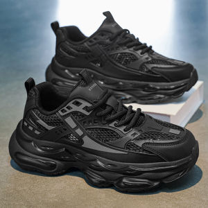 Lattice Breathable Retro Elevator Casual Sports Shoes