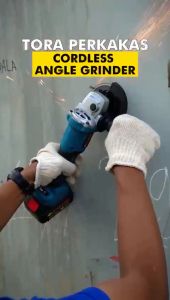 TORA Mesin Gurinda Cordless 4\" 21V 660W - Cordless Angle Grinder