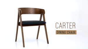 ALiST - CARTER Solid Dining Chair (2pcs) / Arm Chair / Wooden Dining Chair / Kerusi Makan Kayu / Kitchen Chair / Kerusi Dapur 餐椅
