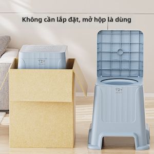 Nhà Vệ Sinh Di Động Dễ Sử Dụng Cho Người Già và Bà Bầu