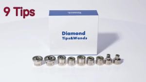6-9 PCS Replacement Diamond Microdermabrasion Dermabrasion Tips Diamond Dermabrasion Head Exfoliator Facial Dermabrasion Tools