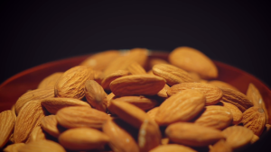 ถั่วอัลมอนด์อบ ตรามีม่อน อัลมอนด์อบ พร้อมทาน ไม่ปรุงรส ไม่ใส่เกลือ หอม สดใหม่ (Almonds)