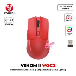 Fantech VENOM II WGC2 Wireless 2.4GHz Gaming Mouse Rechargeable VIBE EDITION