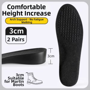 MICUI | Invisible Internal Heightening Shoe Insoles Hard Sole Non-Collapse Full Sole Thickening