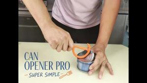 1 PCS Durable Plastic Can Opener - Ergonomic and Easy to Grip Design Non Slip and Portable Suitable for KitchenPicnicCamping