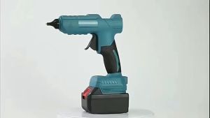【รับประกัน 10 ปี】1500W ปืนยิงกาวร้อนไร้สาย 230-250°C ปืนยิงกาว ปืนกาว ปืนยิงกาวร้อน กาวร้อน ปืนกาวร้อนไร้สาย ปืนกาวร้อน ปืนกาวร้อน ปืนยิงกาว แบตเตอรี่ ไร้สาย 21 โวลท์ (แถมฟรี กาวเส้น 10 อัน) hot glue gun Lithium-Ion Glue Gun