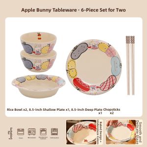 Aesthetic INS Style Ceramic Bowl Set