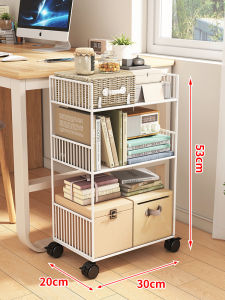 Multi-layer Mobile Storage Shelf Books Office Supplies
