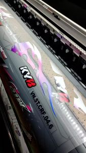 Stiker Striping CRF 150L Transparan - Sticker Motor List Honda CRF Variasi Motif Api SJP 08