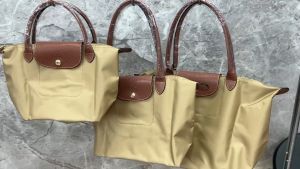 2605089 Long handle medium Travel Bag Classic Womens tote Shoulder bag Nylon waterproof bag