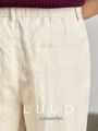 LUUD | กางเกงลำลองสำหรับฤดูร้อน ขอบยืดหยุ่น ระบายอากาศได้ดี ผ้าลินินผสม. 
