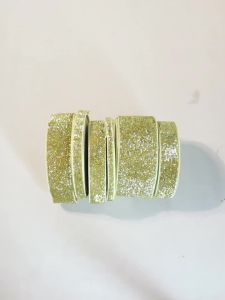 5-10yards 7/10/15/20/25/38mm Single Face Velvet Ribbon Sparkle Glitter Gold Color Ribbon For Bouquet Present Wrapping Decoration