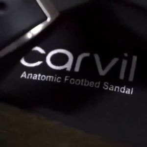 Sandal Kulit Carvil Benzo 01 Warna Hitam: Sandal Carvil Jepit Slop Casual Pria Dewasa