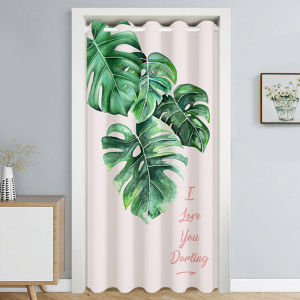 Winter Home Use Door Curtain Heat Insulation Cold Proof Kitchen Oil Smoke Barrier Toilet Partition Blocking Curtain Fabric