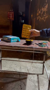 Đôi đèn led trợ sáng Runlai 15 bóng. Đèn led trợ sáng dùng trong ô tô xe tải (1 đôi)