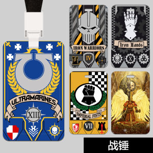 Blood Angels Warhammer 40K Starquest Flag Card Sleeve Universal Design for Campus And Public Transport Cards Gaming Accessory