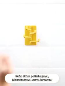 TITIK TIGA 2 Pcs Gantungan Dinding Lipat 4 Kait - Gantungan Tempel Hook Dinding 4 Kait LIPAT Multifungsi