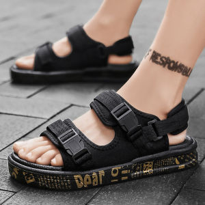 Mens Summer 2025 New Style Beach Shoes Driving Anti-slip Dual-use Sports Casual Mens Sandals Breathable Hollow-out Design