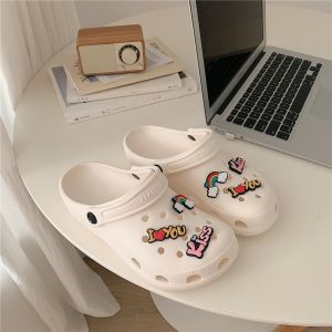 รองเท้าแตะ EVA สไตล์เกาหลี สำหรับผู้หญิงในฤดูร้อน รองเท้าแตะชายหาดกันลื่น สไตล์เกาหลี รองเท้าแตะแบบมีหัวปิด ทรงบาง สำหรับผู้หญิง