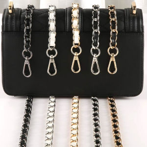 Metal Chain Purse Straps Replacement Crossbody DIY Purse Chain Accessories Crossbody Bag and Handbag Strap