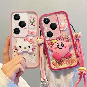 Casing Honor400 Honor 400 Pro Honor400Pro 5G Phone Case New Design Cute Cartoon 3D Kuromi Kirby Patrick Bear Lens Protection Silicone Soft Cover with Lanyard 2025