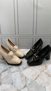 Sepatu Heels Platform Mules Fashion Korea H4283