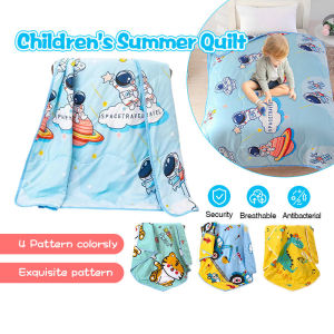 Cartoon Children Blanket Newborn Baby Muslin Swaddle Children Blanket Super Soft Aircond Blanket Selimut Kanak-kanak儿童夏凉被被空调被夏季薄小被子