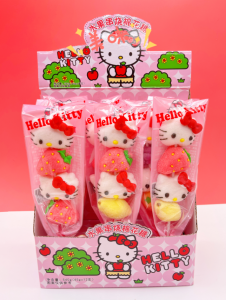 Hello Kitty Fruit Skewers Marshmallows Cartoon Animal Shaped Cake Decorations Sanrio Heart Candy Snacks from Mainland China