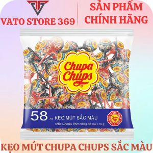 Kẹo mút sắc màu CHUPA CHUPS que 9.3g