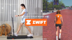 TWEN ISMART Foldable Walking Pad Running Pad Treadmill Listrik Treadmill Elektrik Motorized Treadmill Termurah - iSmart