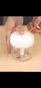 DuduMart Mini Food Chopper Hand Pull Garlic Grinder Onion Ginger Masher Shredder Vegetable