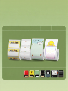 Niimbot | Cartoon Flower Shop Convenience Stickers Scratch-off Index Stickers Adhesive Label Paper