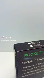 Pocket Scale / mini timbangan digital 200gr akurasi 0.01