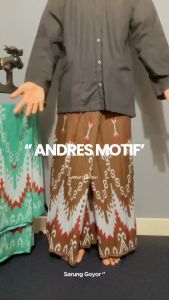 SARUNG GOYOR RAYON PREMIUM ALTHAF MOTIF ANDRES