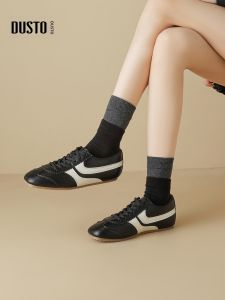 DUSTO | Black Retro Style Athletic Casual Shoes