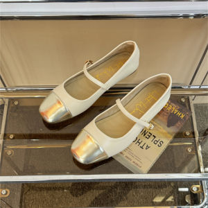 Flats Mary Janes Square Head Slip-On Casual Low Heel Synthetic Leather Inner Ultra-Fine Fiber Lining Daily Wear Spring Season