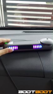 BOOTBOOT Car Solar Air Freshener Multifunction RGB Rechargeable Smell Parking Phone License Plater Perfume USB G13