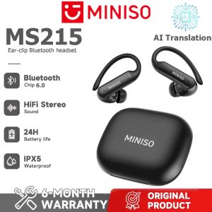 MINISO MS215 Real-time Language Translation Headphones AI Wireless Bluetooth Headphones OWS Headphones IPX5 Waterproof and Noise Cancelling 1-Year Warranty