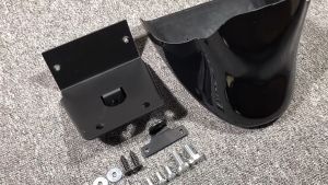 Motorcycle Black Front Bottom Spoiler Mudguard Air Dam Chin Fairing for Harley XL Sportster 883 1200